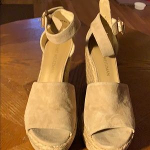 Stuart weitzman suede wedges